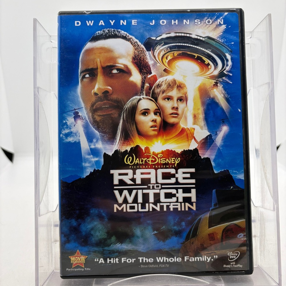 Race to Witch Mountain DVD 2009 Disney Dwayne Johnson Sci-Fi Adventure Movie
